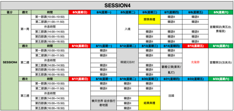 暑假session 4